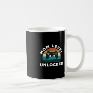 Mom Level freigeschaltet Game Lover Gamer Neu  Kaffeetasse