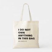 Mom Life Fun Slogan Modern Minimalist Design Tragetasche (Rückseite)