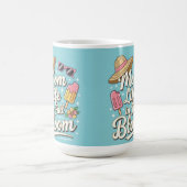 Mom life in full bloom chic summer  kaffeetasse (Mittel)