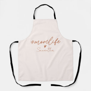 Mom Life - Rustikaler Charme Design Schürze