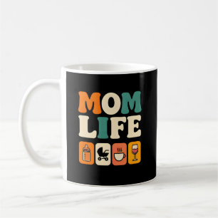 Mom Life - Süßes Mutter-Graphic für vielbeschäftig Kaffeetasse
