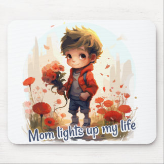 Mom lights up my life mousepad