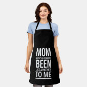 Mom like mother funny mothers day present schürze (Getragen)