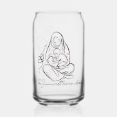 Mom Love  Beautiful Design Dosenglas (Vorderseite)