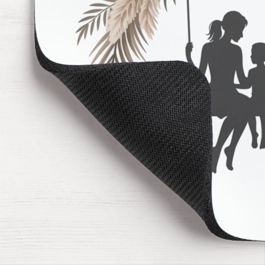 Mom Loved Beyond Words Mousepad (Ecke)