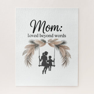 Mom Loved Beyond Words Puzzle