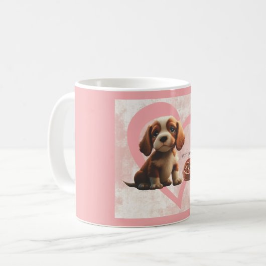 Mom loving puppy kaffeetasse (Vorderseite Links)