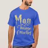 Mom manager of mischief retro T-Shirt (Vorderseite)