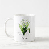 Mom May Birth Flower Lily of the Valley  Kaffeetasse (Links)