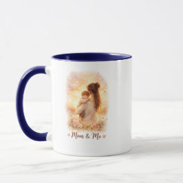 Mom & Me Watercolor Coffee Mug – Gift for Mom Tasse