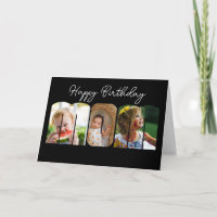 MOM Mommy Geburtstagskarte Fotocollage Familie
