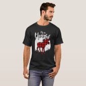 Mom Moose Red Plaid Buffalo Matching Family Pajama T-Shirt (Vorne ganz)