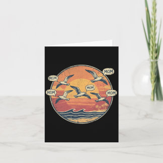 MOM Möwen rufen lustigen Strand Sonnenuntergang Vi Karte