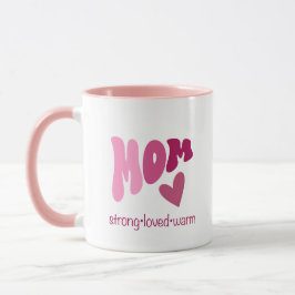 Mom mug heart tasse