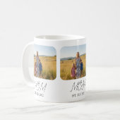 MOM Muttertag Foto Kaffeetasse (Vorderseite Links)