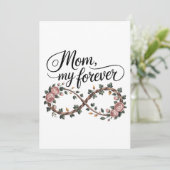 Mom, My Forever Einladung (Stehend Vorderseite)