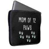 Mom of 12 paws laptopschutzhülle (Vorne Rechts)
