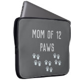 Mom of 12 paws laptopschutzhülle (Vorne Rechts)