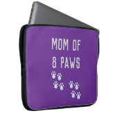 Mom of 8 paws laptopschutzhülle (Vorne Rechts)