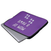 Mom of 8 paws laptopschutzhülle (Vorne Knopf)