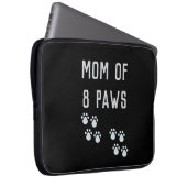 Mom of 8 paws laptopschutzhülle (Vorne Rechts)