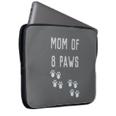 Mom of 8 paws laptopschutzhülle (Vorne Rechts)