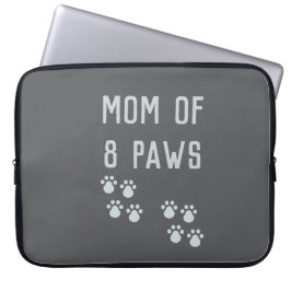 Mom of 8 paws laptopschutzhülle