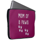Mom of 8 paws laptopschutzhülle (Vorne Rechts)
