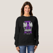 Mom Of Epilepsy Fighter Epilepsy Survivor Epilepsy Sweatshirt (Vorne ganz)