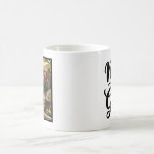 Mom of Girls Brush Script 1 Custom Photo Kaffeetasse (Mittel)