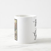 Mom of Girls Elegant Script 1 Custom Photo Kaffeetasse (Mittel)