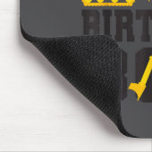 Mom Of The Birthday Boy Funny Excavator Truck B-da Mousepad (Ecke)