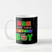 Mom Of The Birthday Boy Funny Melon Family Party M Kaffeetasse (Links)