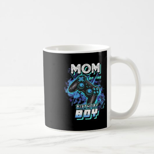 Mom Of The Birthday Boy Matching Video Game Birthd Kaffeetasse (Rechts)
