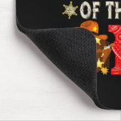 Mom Of The Wild One 1st Birthday Boy Western Cowbo Mousepad (Ecke)