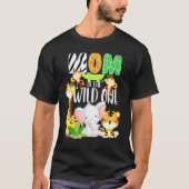 Mom Of The Wild One Zoo Theme Birthday Safari Jung T-Shirt (Vorderseite)