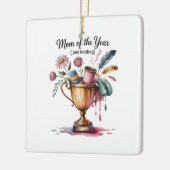 Mom Of The Year (Just Kidding) Keramikornament (Links)