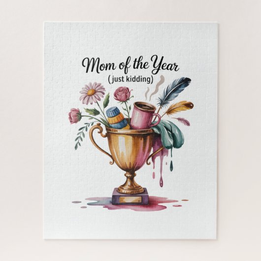 Mom Of The Year (Just Kidding) Puzzle (Vertikal)