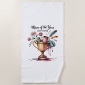 Mom Of The Year (Just Kidding) Strandtuch (Vorderseite)