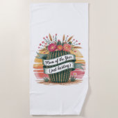 Mom Of The Year (Just Kidding) Strandtuch (Vorderseite)