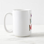 MOM Personalized Name Elegant White  Kaffeetasse (Links)