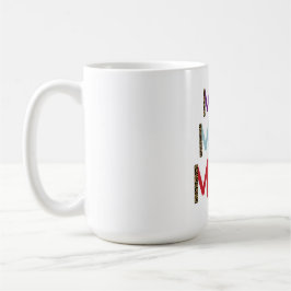 MOM Personalized Name Elegant White  Kaffeetasse