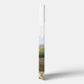 Mom Photo sea blue text iPhone Case (Rückseite / Rechts)