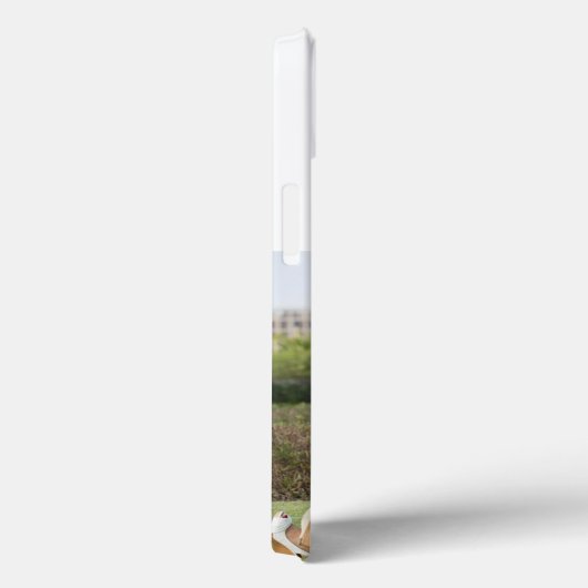 Mom Photo sea blue text iPhone Case (Rückseite / Rechts)