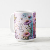 MOM Purple Echineceas Butterflies Kaffeetasse (Vorderseite Links)