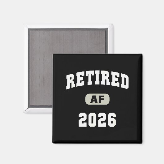 Mom Retired Af 2026 Mother Cruise Mom Trip Keepsak Magnet (Vorderseite/Rückseite)