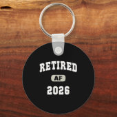 Mom Retired Af 2026 Mother Cruise Mom Trip Keepsak Schlüsselanhänger (Vorderseite)