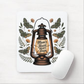 Mom’s Heart Never Sleeps Mousepad (Mit Mouse)