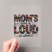Mom’s Love Is Loud (In Silence) Acryleinladungen (Insitu (Handheld))