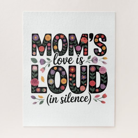 Mom’s Love Is Loud (In Silence) Puzzle (Vertikal)